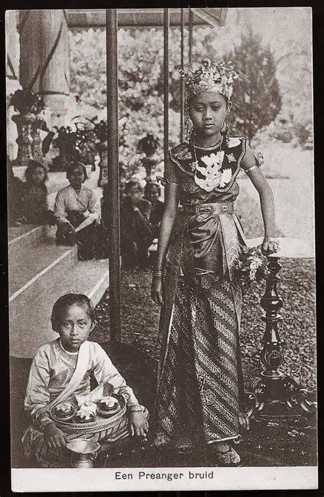 Priyangan Bride West Java Indonesia Ca 1906 Indonesia Dutch East