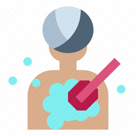 Bathing Body Clean Hygiene Washing Icon