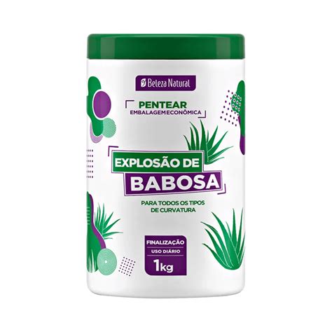 Creme Para Pentear Beleza Natural Explosão De Babosa 1000g Ikesaki