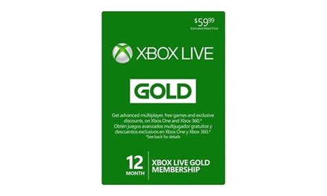 Free 12 Month Xbox Live Gold Membership Digital Code Video Game