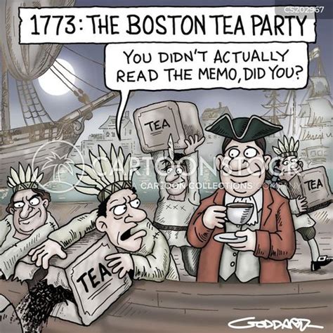 boston tea party cartoons and comics funny pictures from cartoonstock