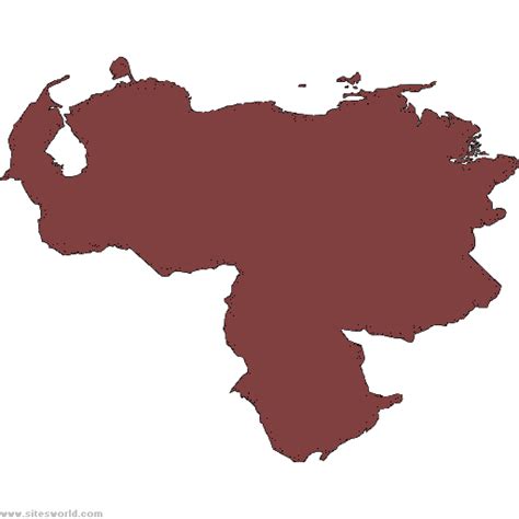 Full Screen Map Of Venezuela