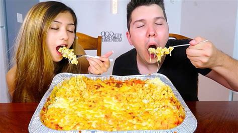 Extremely Cheesy Mac And Cheese Ultimate Feast • Mukbang And Recipe Mac And Cheese Cheesy Mac And