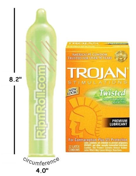 Trojan Twisted Stimulations Condoms Ripnroll
