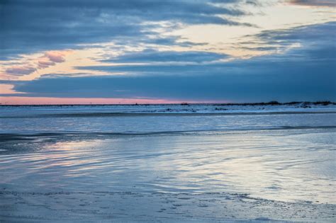 Wallpaper Sunlight Sunset Sea Shore Sand Reflection Sky Snow