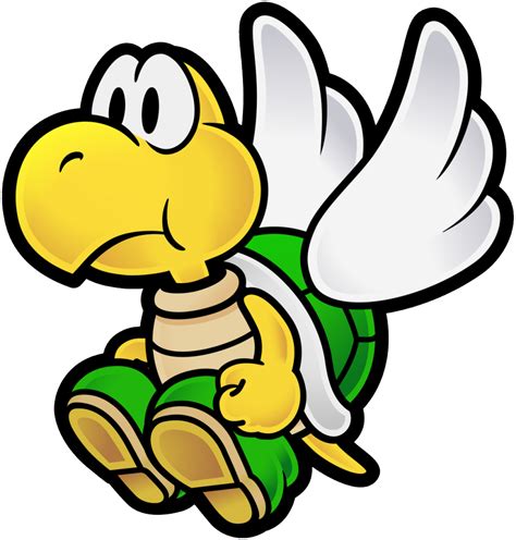 Bounce On Top Of The Flying Turtles And They Will Show Paper Mario