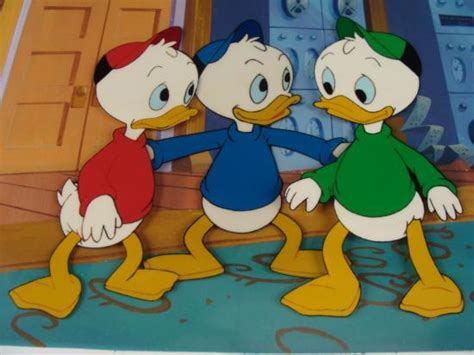 Disney Production Cel And Original Drawing Ducktales Art