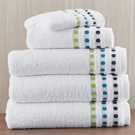 Embossed with their name or initials, personalized children's bath towels offer a unique touch to the bathroom and make great gifts for big kids. Dot Bath Towel for Kids | Company Kids | Bath, Bath towels ...