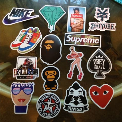 Bape Supreme Box Logo Sticker