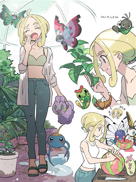 Butterfree Caterpie Viola Vivillon Weedle And More Pokemon And More Drawn By Nibo