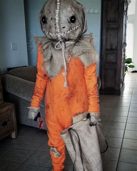 I Made A Sam Costume From Trick R Treat For My Sos Little Brother And