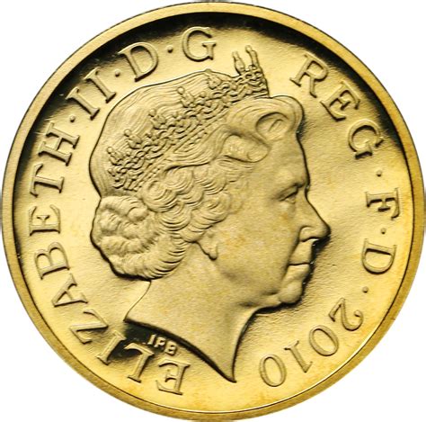 1 Pound Elizabeth Ii 4th Portrait Royal Shield United Kingdom