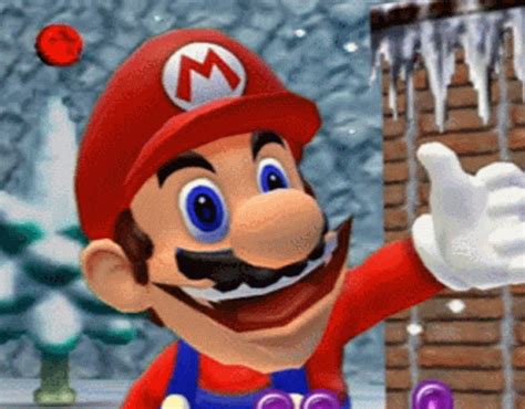 Smg Mario Gif Smg Mario Thumbs Up Discover Share Gifs Mario And Luigi Mario Bros Mario