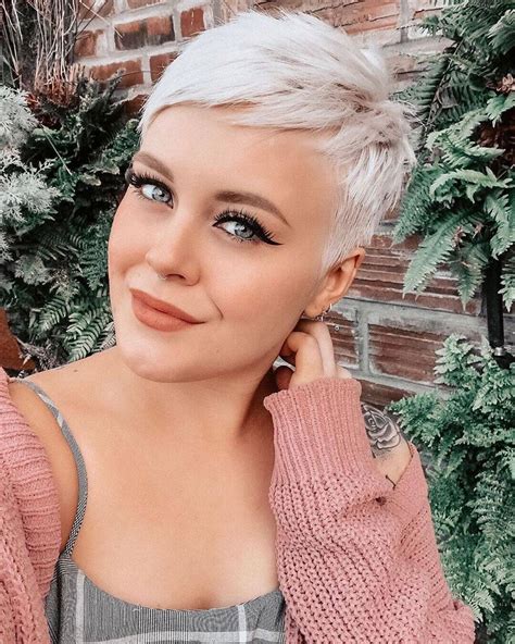 Choosing a short hairstyle with thick hair might be complicated for women. Short Pixie Haircuts for Gray Hair - 18+