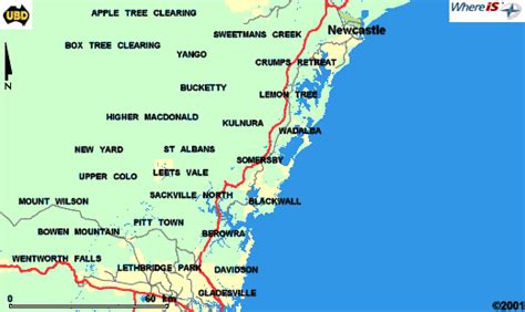 Central Coast Nsw Map Go Images Web