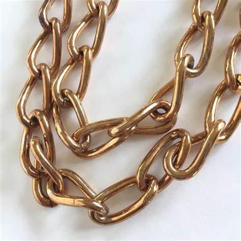Vintage Heavy Brass Curb Chain 23mm 1ft Etsy Chain Curb Chain