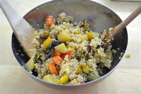 Aggiungete le verdure alla quinoa. » Quinoa con verdure - Ricetta Quinoa con verdure di Misya