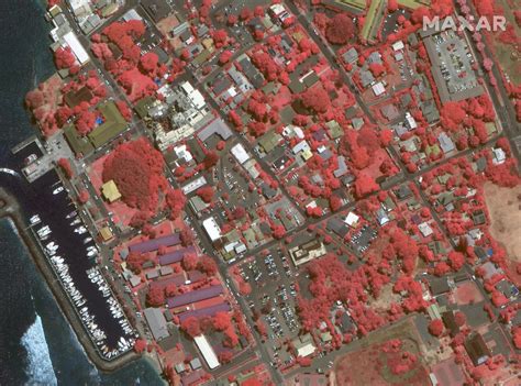Satellite Images Show Scale Of Hawaii Wildfires Devastation Wghn