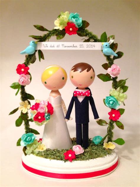 This Listing Is For One Custom Handmade Wedding Cake Topper With Floral