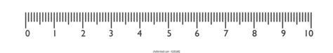 Grid Ruler 200 Millimeters 20 Centimeters Vector De Stock Libre De