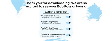 Bob Ross Template Download