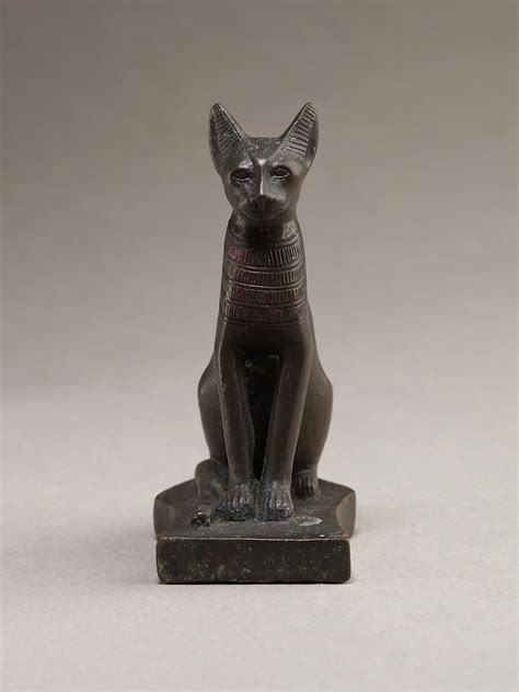 Statuette Of A Cat Late Periodptolemaic Period The Metropolitan