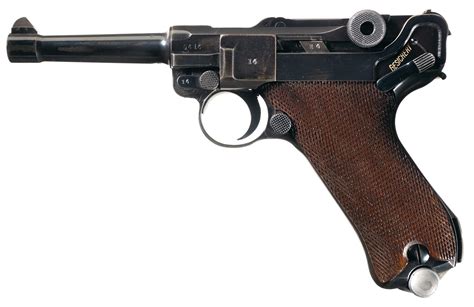 World War Ii German Mauser 1939 Dated 42 Code Luger Pistol Rock Island Auction