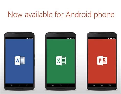 Microsoft Office Ya Está Disponible Para Todos Los Usuarios Android