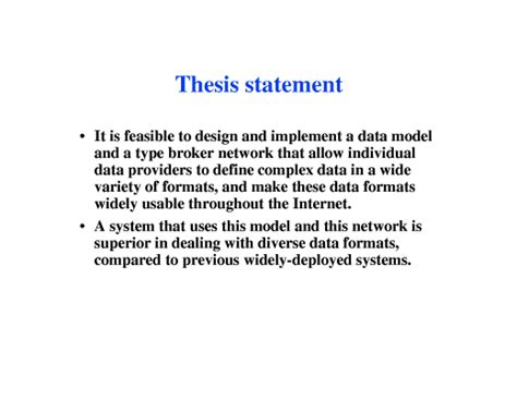 How long should a thesis be? Thesis statement