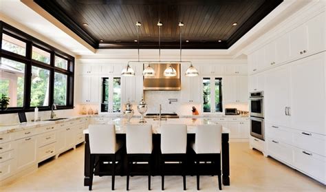 Many of the latest small kitchen designs have open shelving in place. Beadboard ceiling - a beautiful ceiling for every room of ...