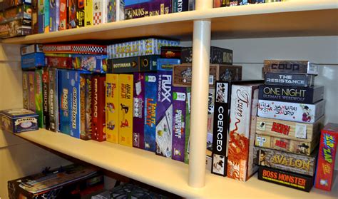 It's easy to build a custom cardboard box to house your games even more securely than before, and your games will be even more beautiful than before, too, since. How to organize your board game collection - 3 Steps
