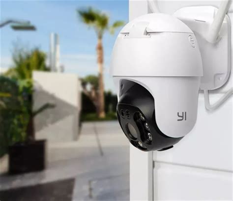 Yi 3rd Gen Outdoor Smart Ptz Camera With 360° View Waterproof Build