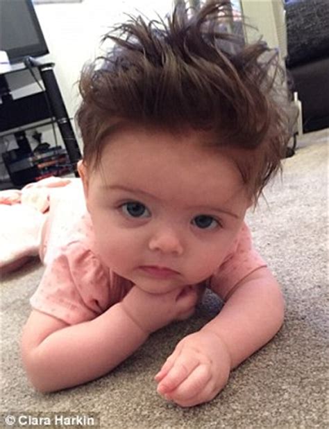 Postpartum hair loss is perfectly normal. Parents reveal their babies with full heads of hair ...