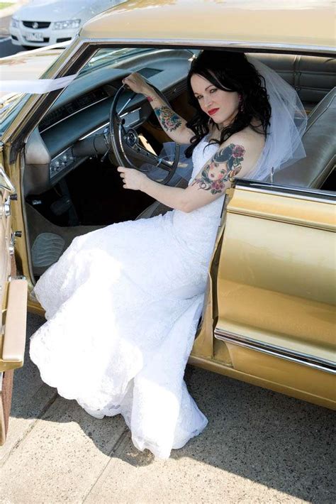 Tattooed Bride Mrs Hearn · Rock N Roll Bride