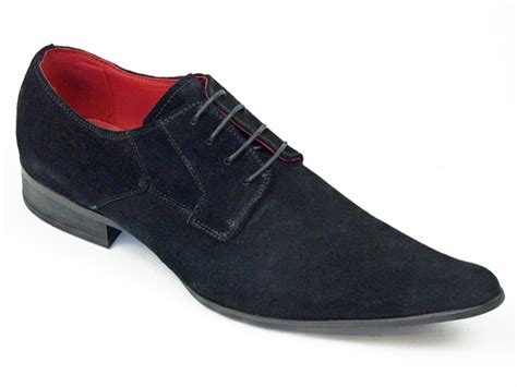 Paolo Vandini Veer Suede Retro 60s Mod Winklepicker Shoes Retro Shoes