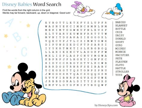 Fun Disney Word Search Disney Word Search Disney Word Kids Word Search