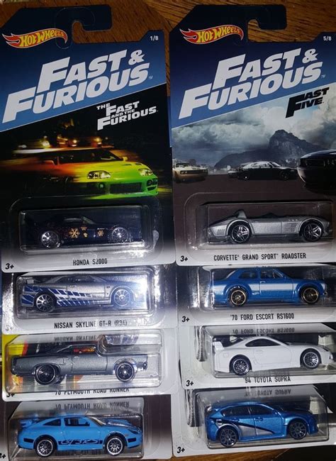 Hot Wheels 2017 Fast And Furious Complete Set Of 8 Wal Mart Exclusive