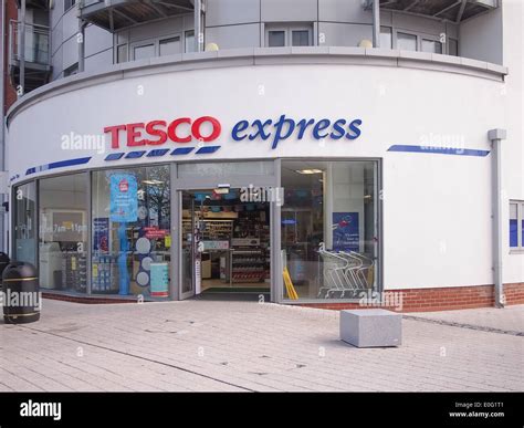 The Front Entrance To A Tesco Express Store Stock Photo Alamy