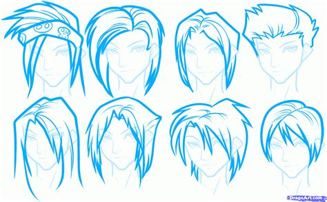 How To Draw Anime Faces Drawing Manga Faces Step By Step
