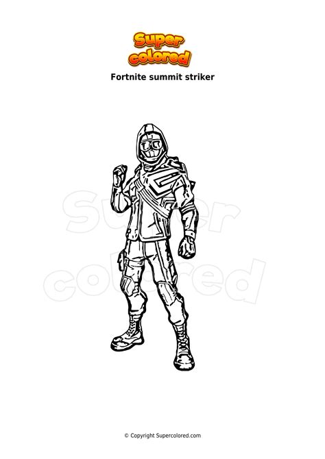 Disegno Da Colorare Fortnite Frost Squad Supercolored Com