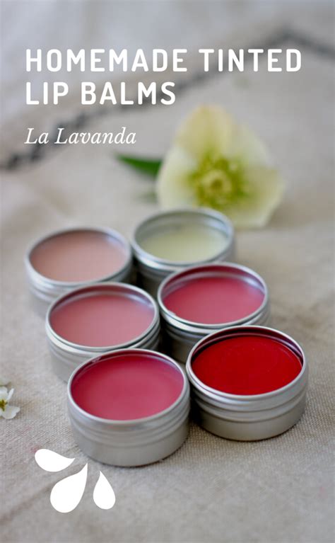 Homemade Tinted Lip Balms Organic And Easy To Make La Lavanda Diy