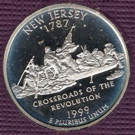 1999 S New Jersey 50 States And Territories Quarters Silver Proof 03