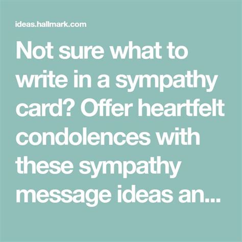 Most funeral homes offer you a card package but they can get rather pricey. Sympathy Messages: What to Write in a Sympathy Card | Sympathy messages, Sympathy cards, Sympathy