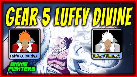 New Luffy 5th Gear Divine Is Hella Op Anime Fighters Update 33