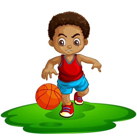 Cartoon Boy Basketball Player Download Free Vectors