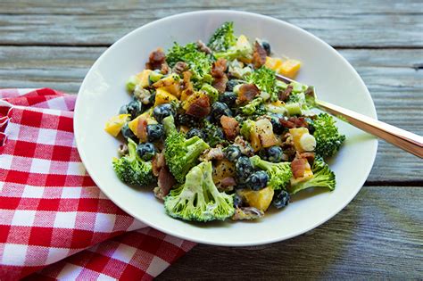 Broccoli Blueberry And Mango Salad Italian Food Forever