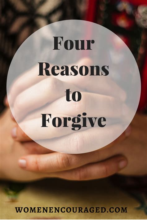 Four Reasons To Forgive Women Encouraged