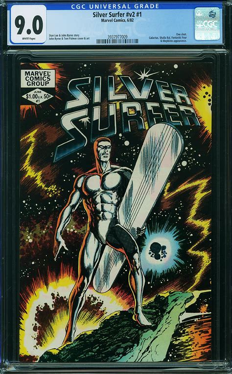 Silver Surfer V2 1 Comic Book Sale Cgc 90 Vfnm