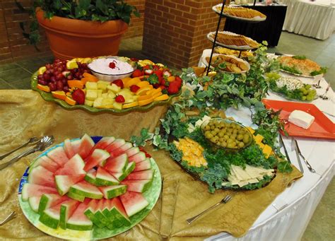 Part Of Buffet Wfinger Foods Fruit Cheeses Creackers Etc