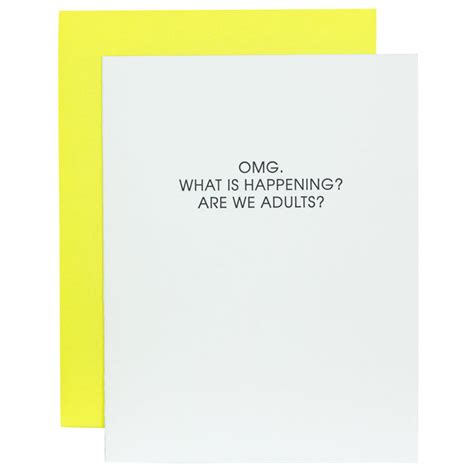 chez gagné hilarious letterpress greeting cards omg are we adults